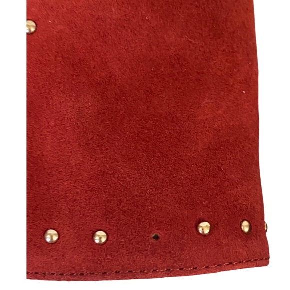 VINCE CAMUTO Suede Peep Toe Booties - Picture 6 of 6